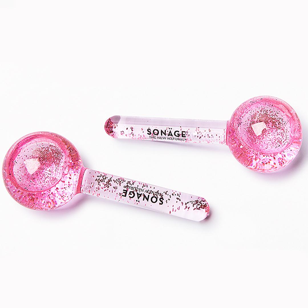 SONÄGE SKINCARE Frioz Ice Globes Facial Massager Desktop
