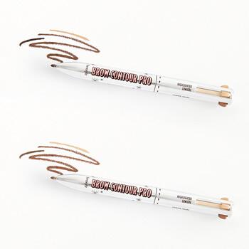 An image of Benefit Cosmetics Brow Contour Pro in Brown Light and Blonde Light Mobile