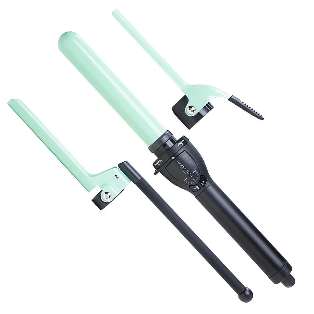 HARRY JOSH Pro Tools 3-in-1 Ceramic Marcel Curling Iron 1” Desktop