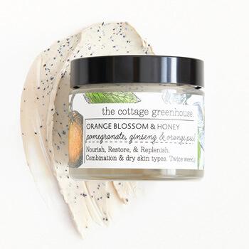 An image of THE COTTAGE GREENHOUSE Orange & Honey Face Mask. Mobile