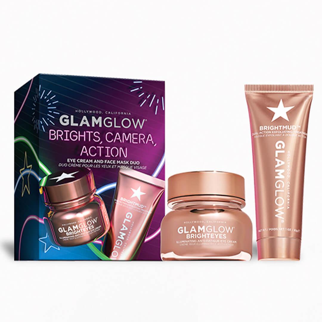 GLAMGLOW Brights, Camera, Action Eye Cream & Face Mask Set Desktop