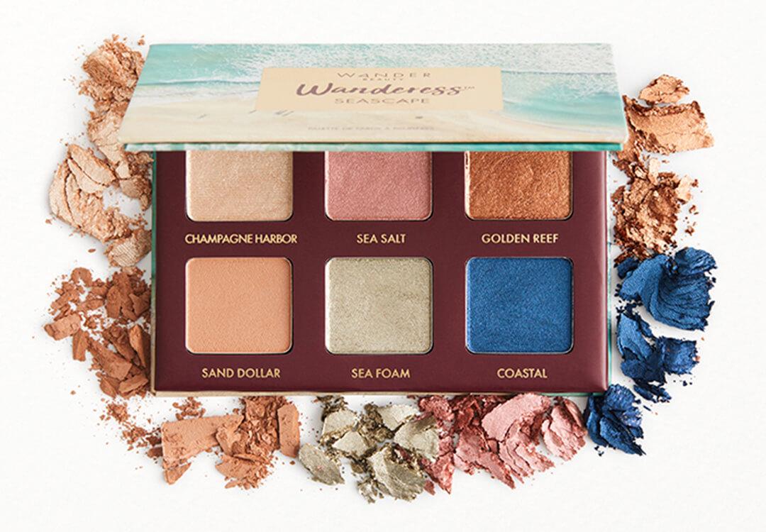 WANDER BEAUTY Wanderess Seascape Eyeshadow Palette Desktop