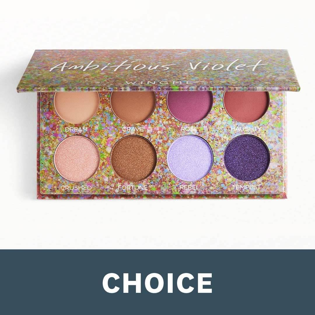 WINGME COSMETICS Ambitious Violet Palette Mobile