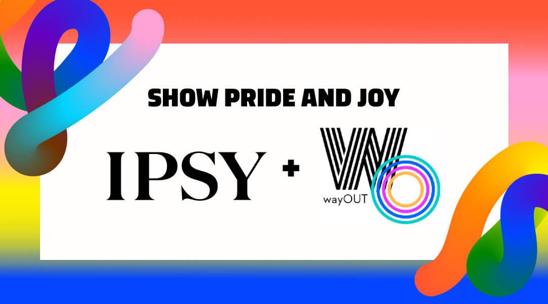 Colorful banner with IPSY and wayOUT logos Desktop