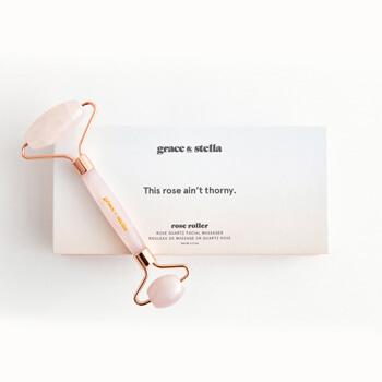 Ipsters signed up to receive a Glam Bag Ultimate this February might receive GRACE & STELLA Rose Quartz Facial Roller. Mobile