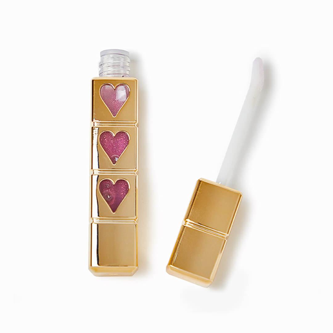GIRLACTIK Heart Lip Gloss in Sparkle Love Mobile