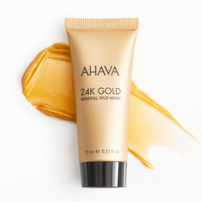An image of AHAVA 24K Gold Mineral Mud Mask. Desktop
