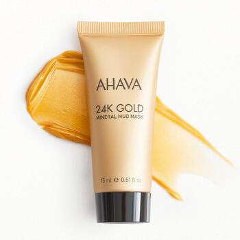 An image of AHAVA 24K Gold Mineral Mud Mask. Mobile