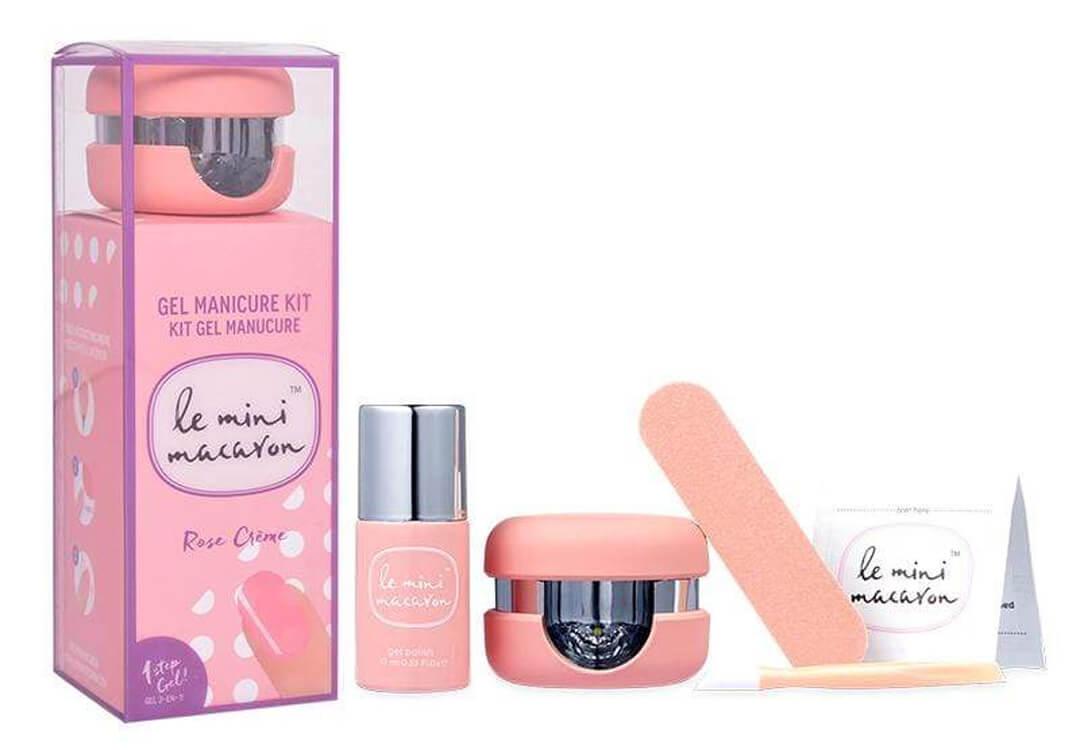 LE MINI MACARON Rose Creme Gel Manicure Kit Desktop
