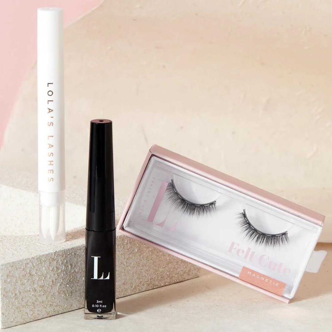 LOLA'S LASHES Felt Cute Hybrid Magnetic Lash & Liner Kit Mobile