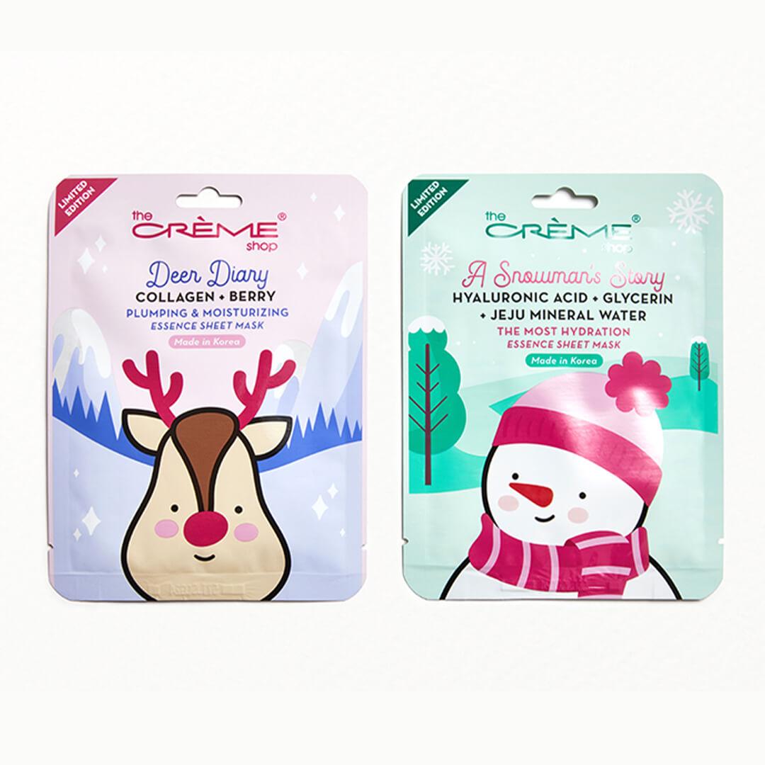THE CRÈME SHOP Holiday Sheet Mask Duo - A Snowman's Story + Deer Diary Mobile productId:p-kbwj4trume1a1d40