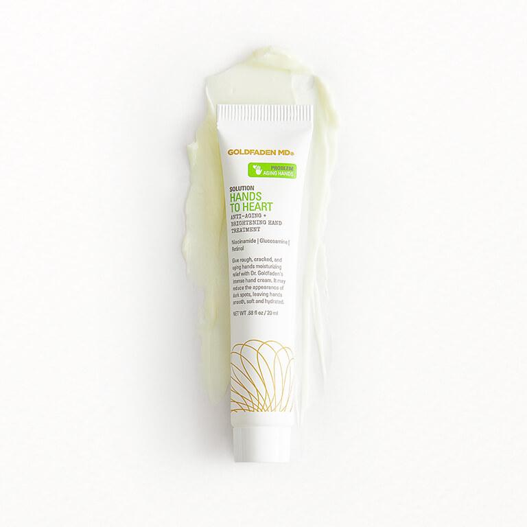 An image of GOLDFADEN MD Hands To Heart Anti-Aging + Brightening Hand Treatment. Desktop