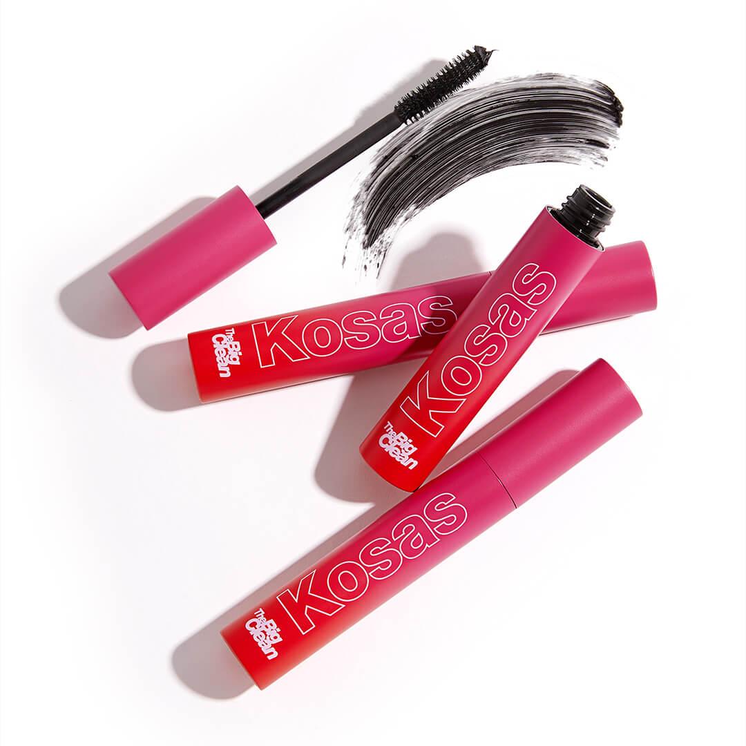KOSAS The Big Clean Volumizing + Lash Care Mascara in Intense Black Desktop