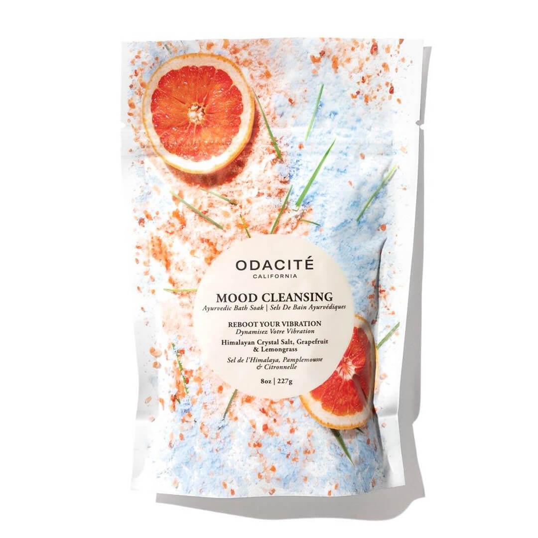 ODACITÉ Mood Cleansing Himalayan Crystal Salt, Grapefruit, & Lemongrass Ayurvedic Bath Soak Desktop