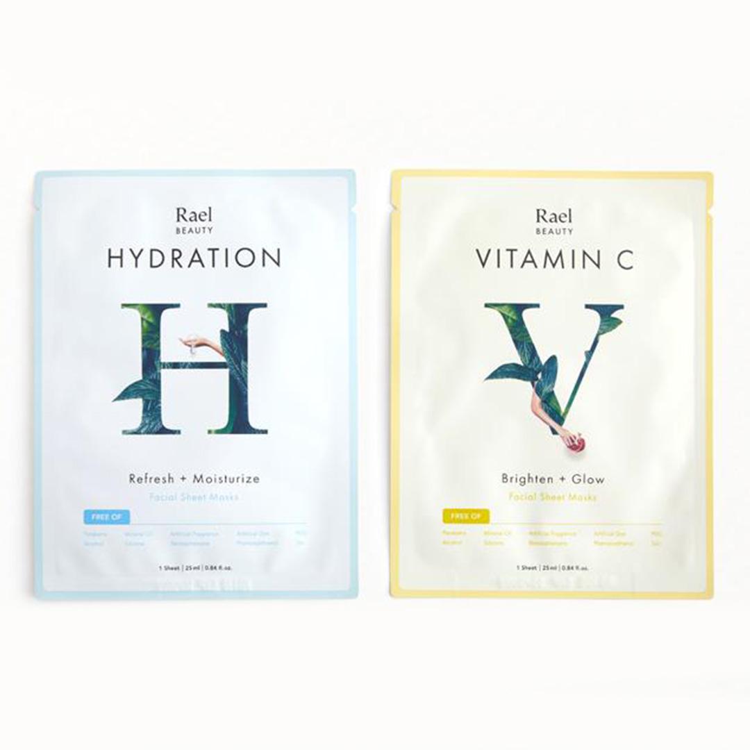 RAEL Hydration and Vitamin C Facial Sheet Masks Desktop
