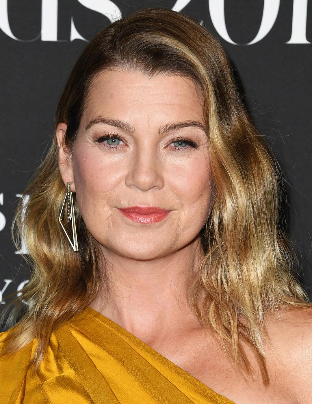 A photo of Ellen Pompeo showing her balayage Desktop