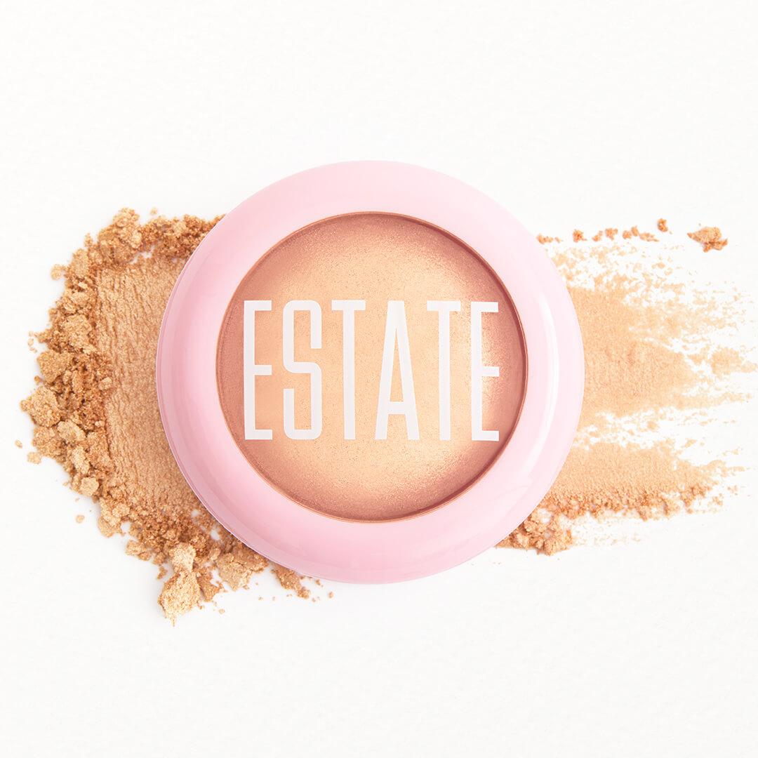 An image of ESTATE COSMETICS Dew Me Baked Highlighter in Byeee Desktop