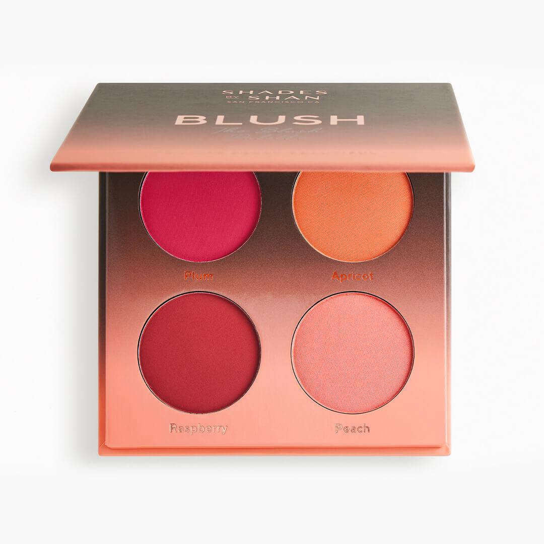SHADES BY SHAN Blush Palette in Plum, Apricot, Raspberry, and Peach Desktop