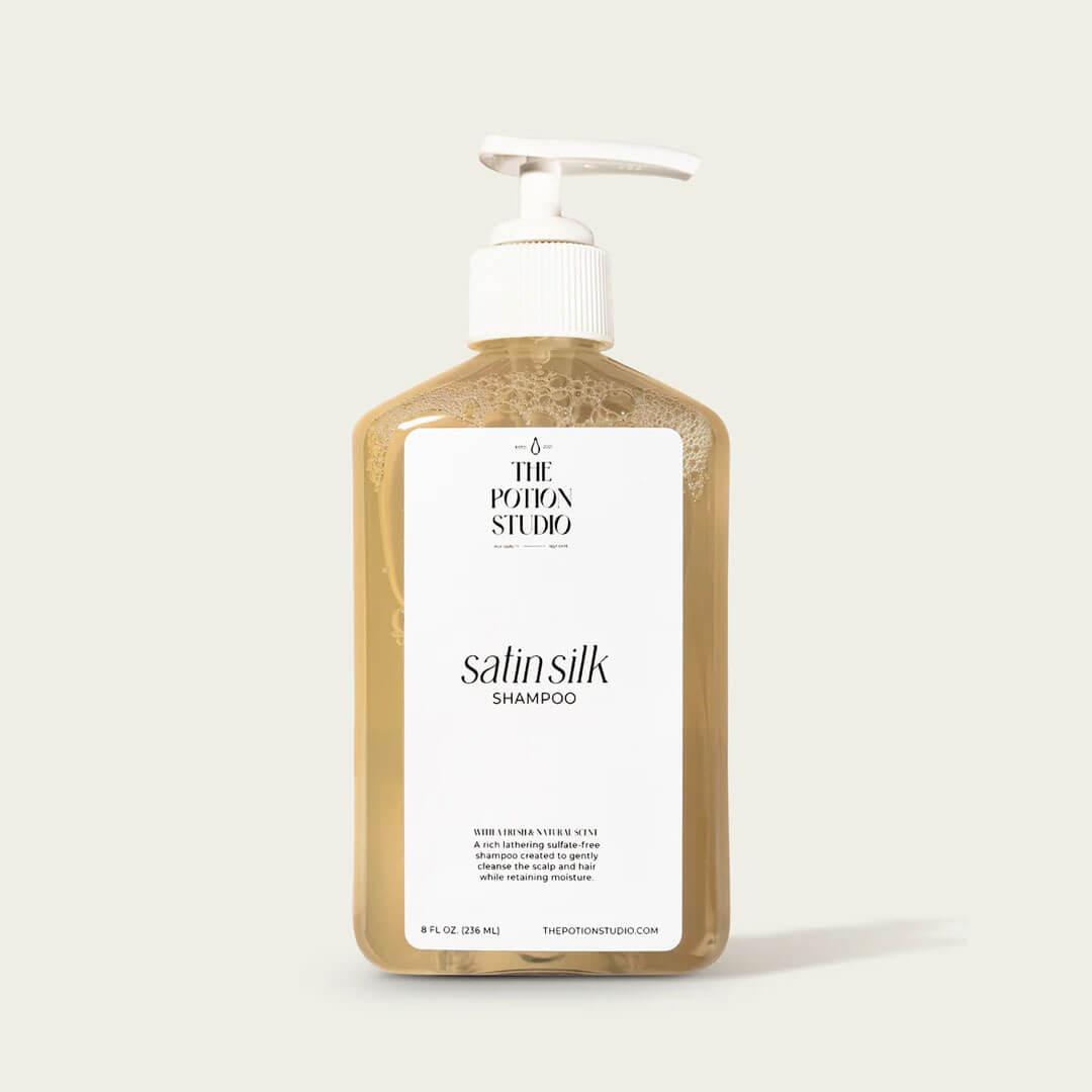 POTION STUDIO Satin Silk Shampoo & Confident Crown Conditioner Mobile
