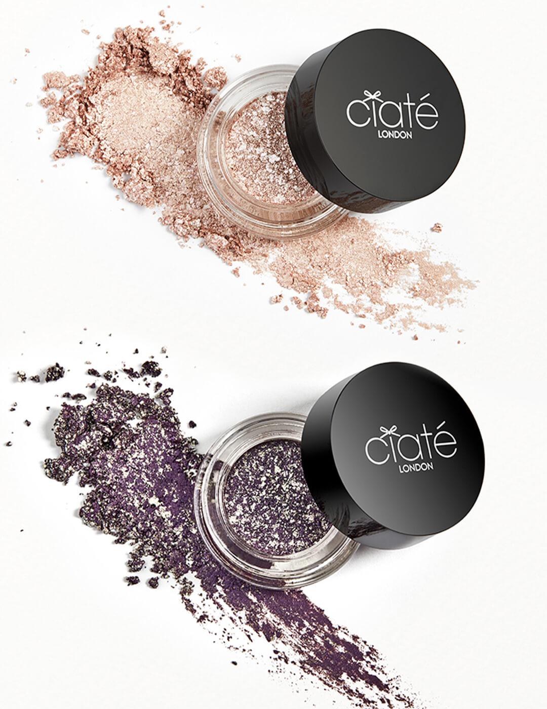CIATÉ LONDON Marbled Metals Eyeshadows in Entwine and Wicked Mobile