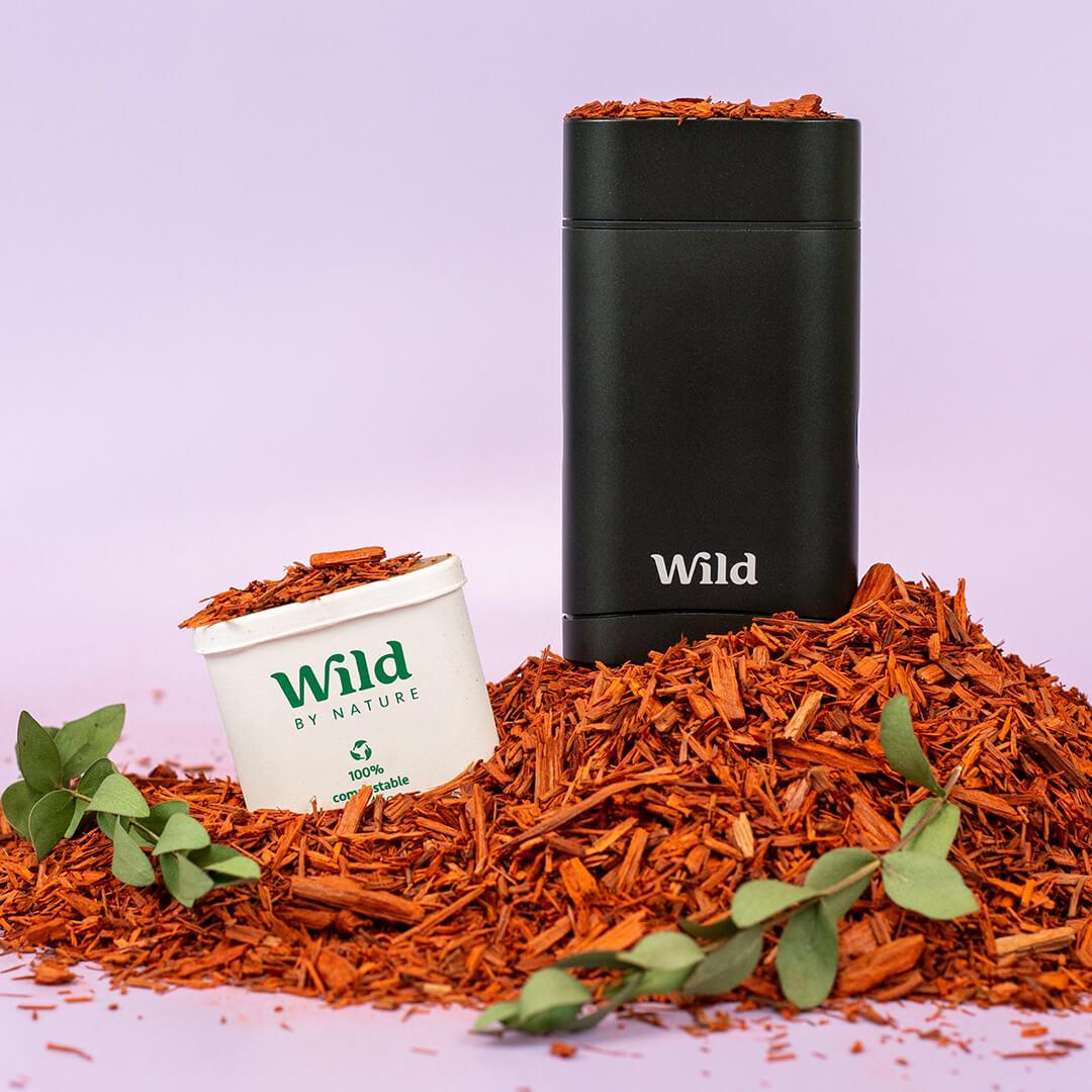 WILD Sandalwood & Patchouli + Black Case Starter Pack Mobile