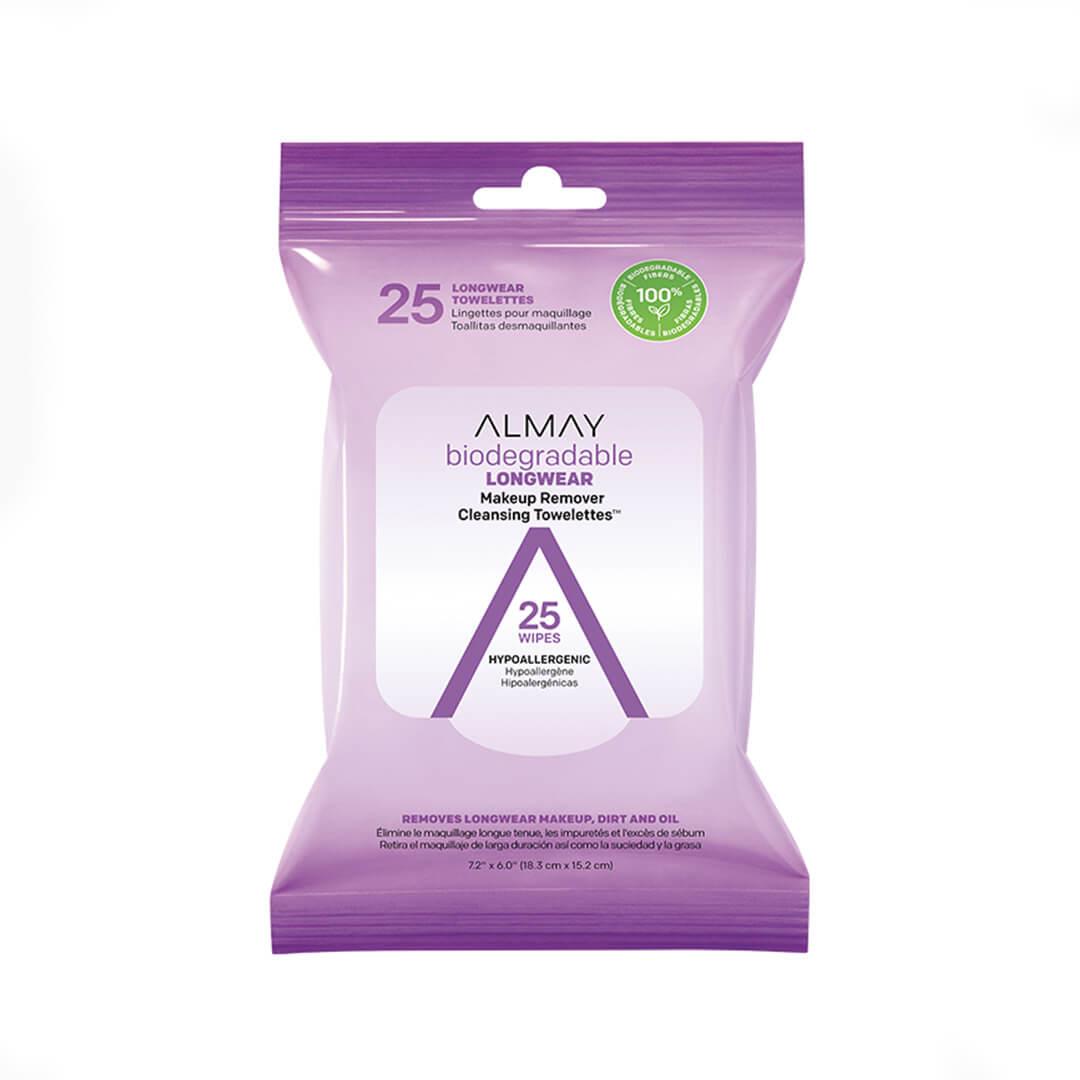 ALMAY Biodegradable Longwear Makeup Remover Cleansing Towelettes Desktop