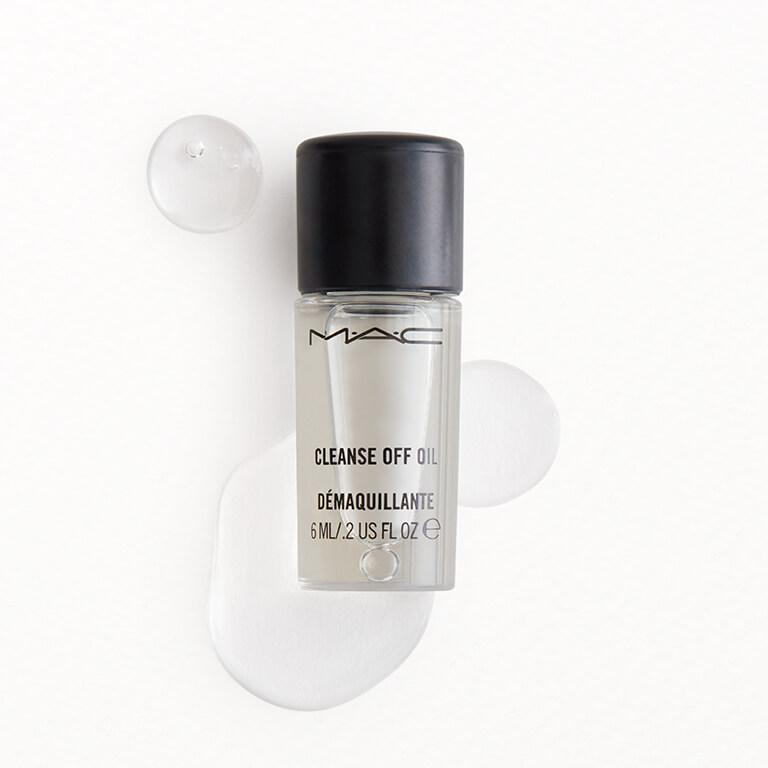 An image of FARMACY Green Clean Makeup Meltaway Cleansing Balm and an image of M•A•C Cleanse Off Oil Mobile