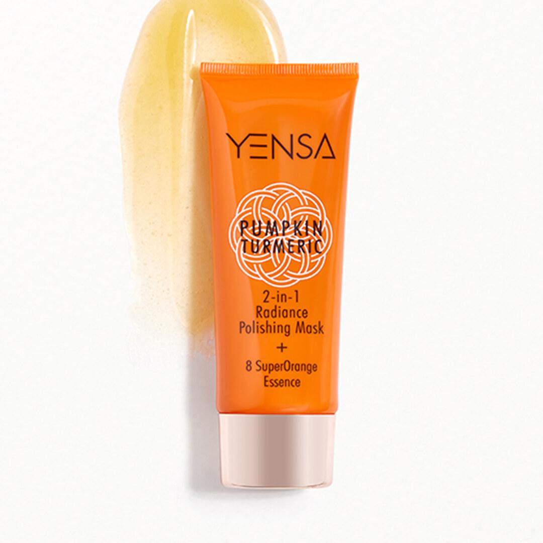 YENSA BEAUTY Pumpkin Turmeric 2-in-1 Radiance Polishing Mask Mobile