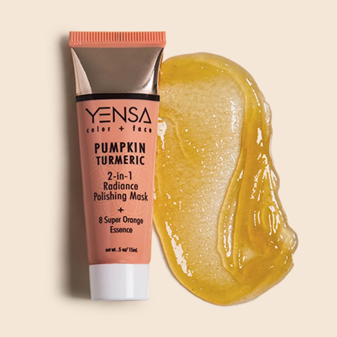 YENSA BEAUTY PUMPKIN TURMERIC 2-in-1 Radiance Polishing Mask Desktop