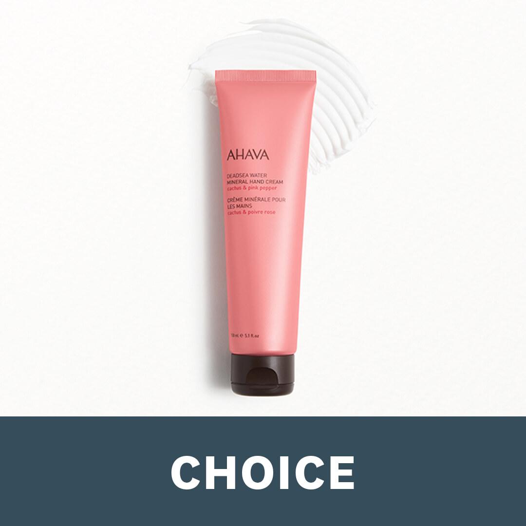AHAVA Mineral Hand Cream in Cactus Pink Pepper Mobile