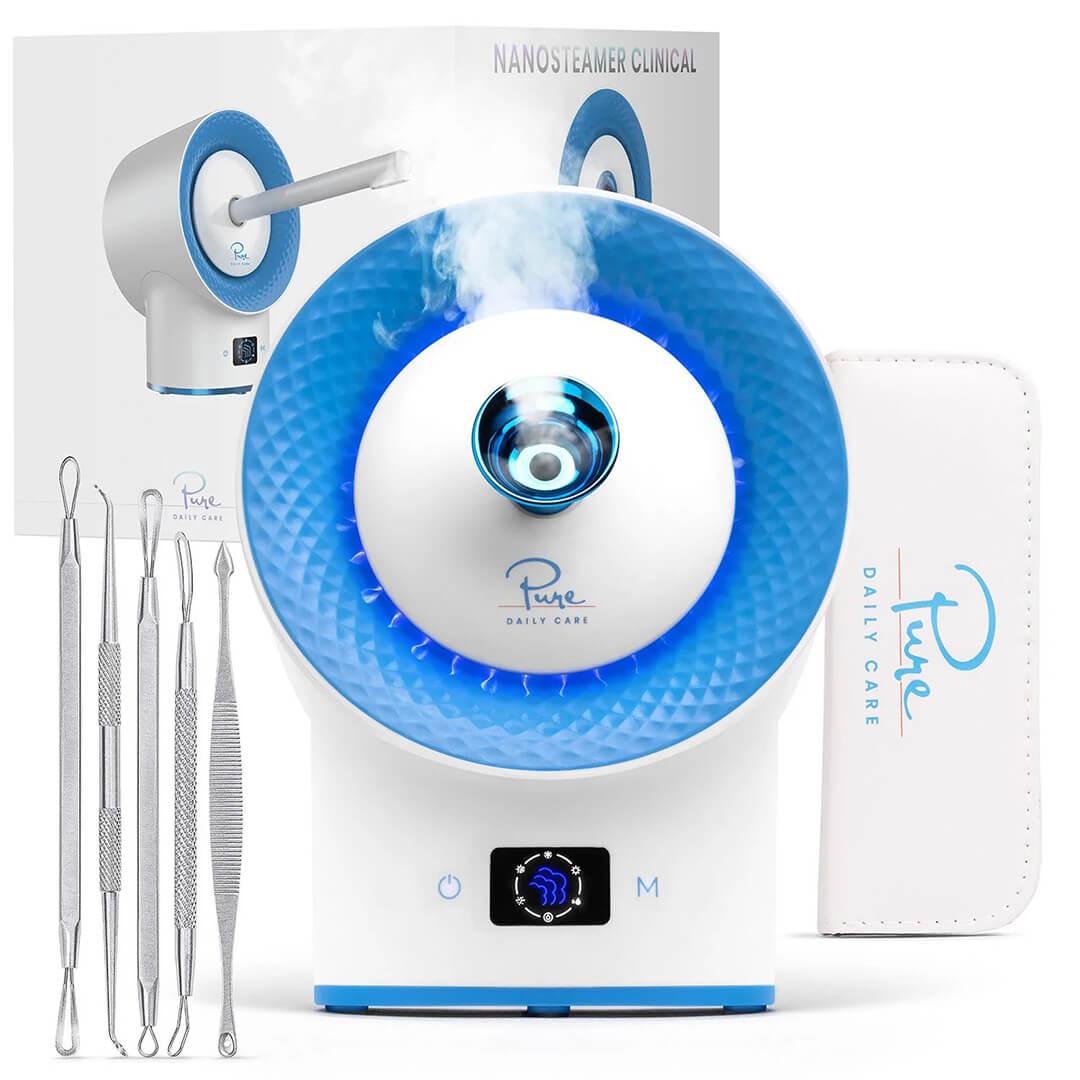 PURE DAILY CARE NanoSteamer Clinical 10-in-1 Smart Ionic Facial Steamer Mobile