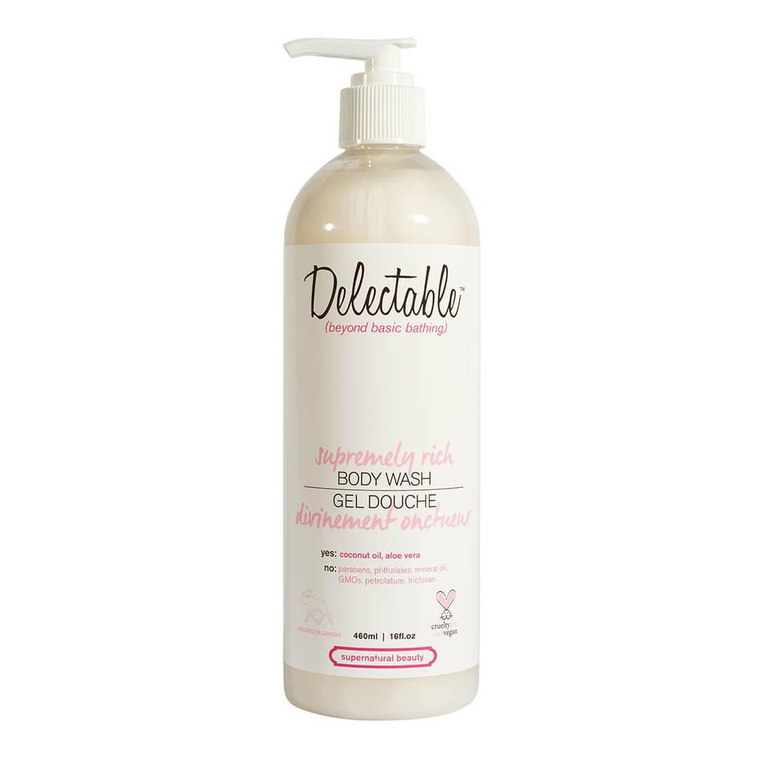 An image of DELECTABLE BY CAKE BEAUTY Coconut & Cream Supremely Rich Body Wash. Mobile