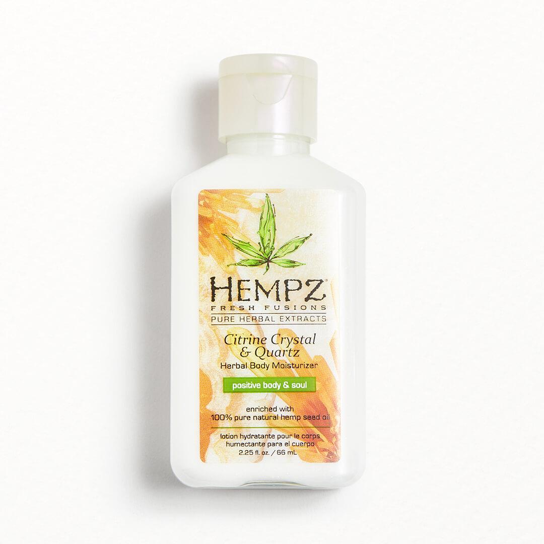An image of HEMPZ Citrine Crystal and Quartz Body Lotion. Desktop