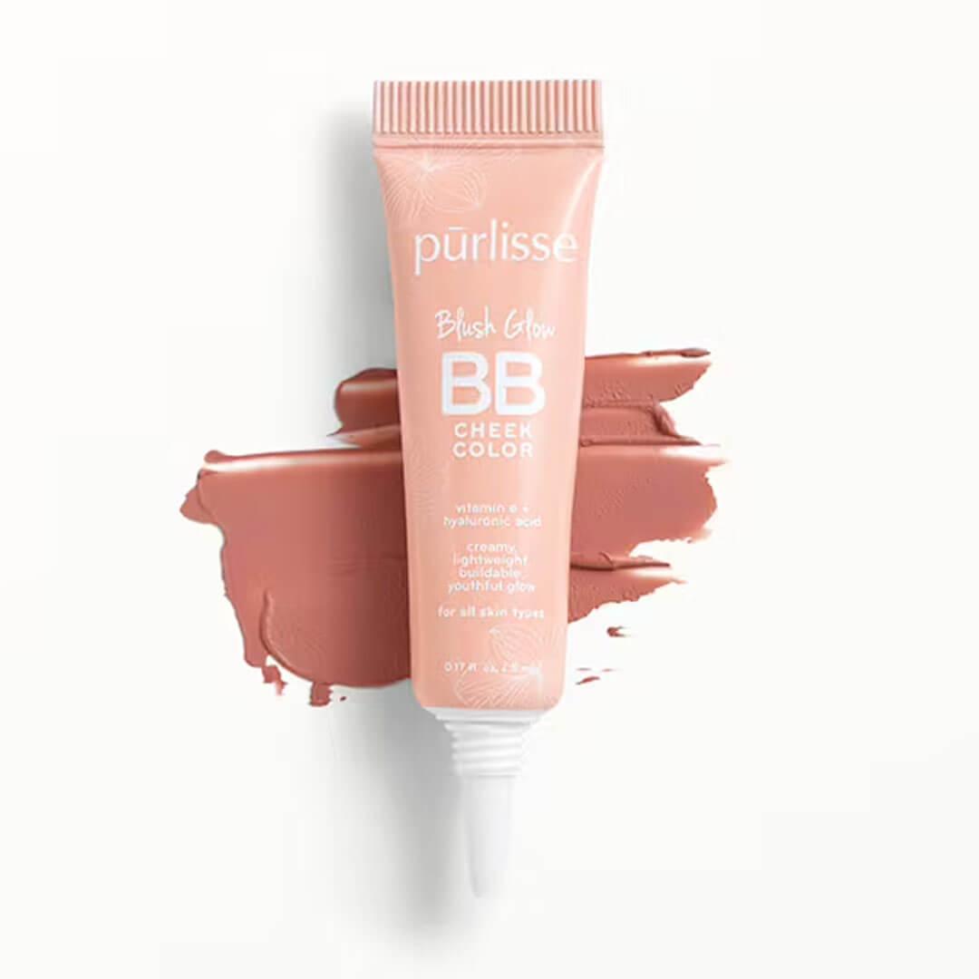 PURLISSE BEAUTY Blush Glow BB Cheek Color in Cool Mauve Mobile