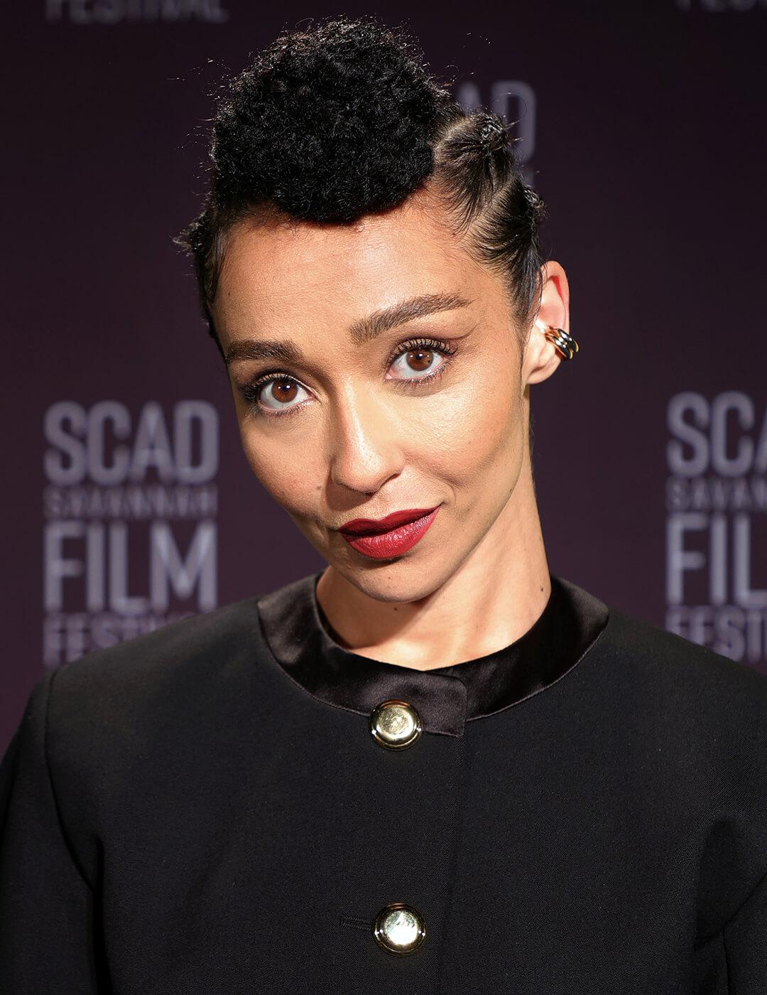 Ruth Negga rocking side corn rows with top know hairstyle Desktop