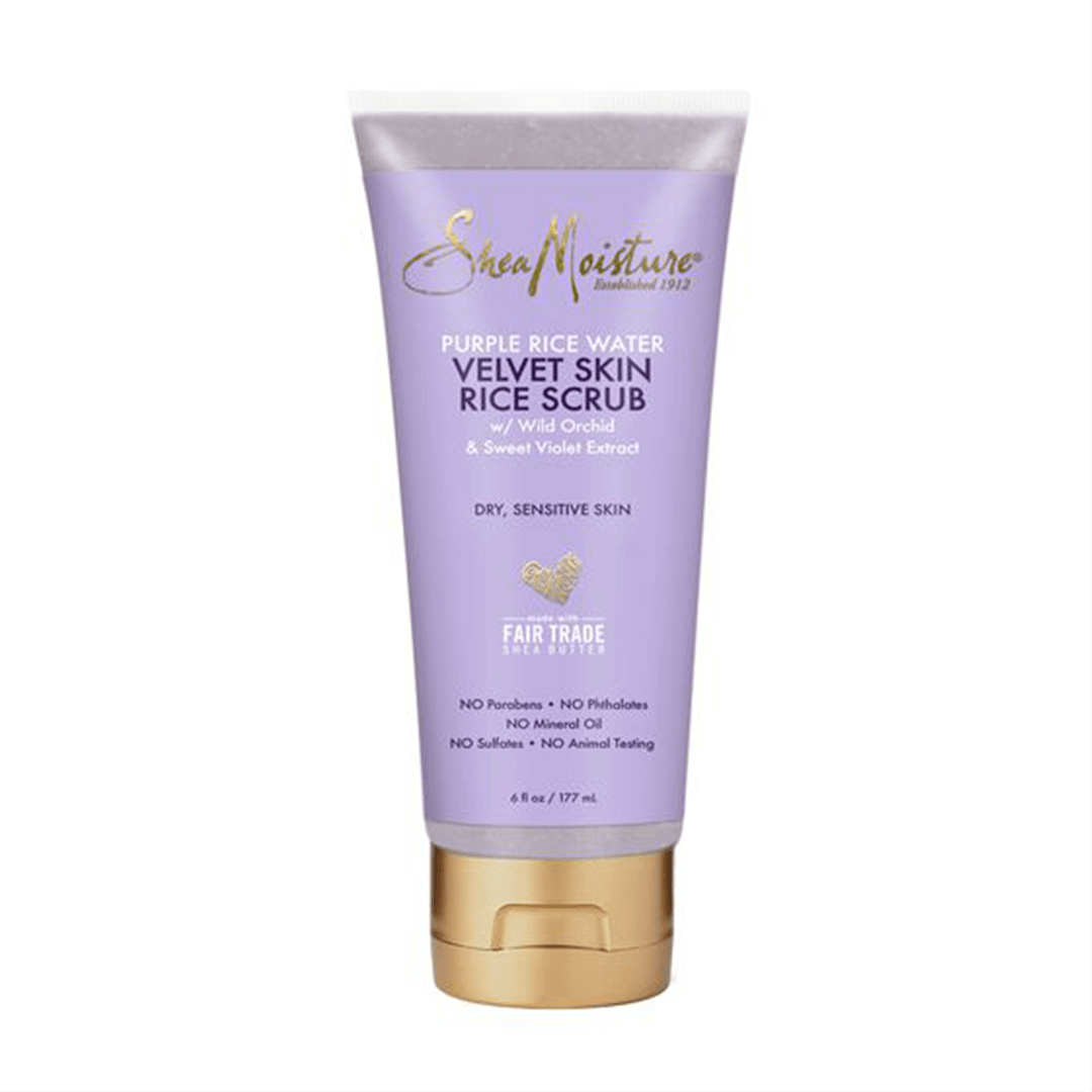SHEAMOISTURE Purple Rice Water Velvet Skin Rice Scrub Mobile