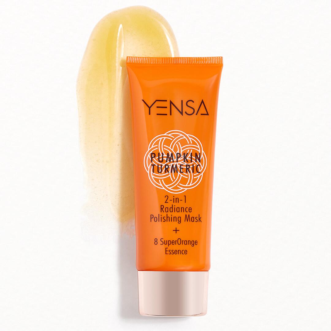 YENSA BEAUTY PUMPKIN TURMERIC 2-in-1 Radiance Polishing Mask Mobile