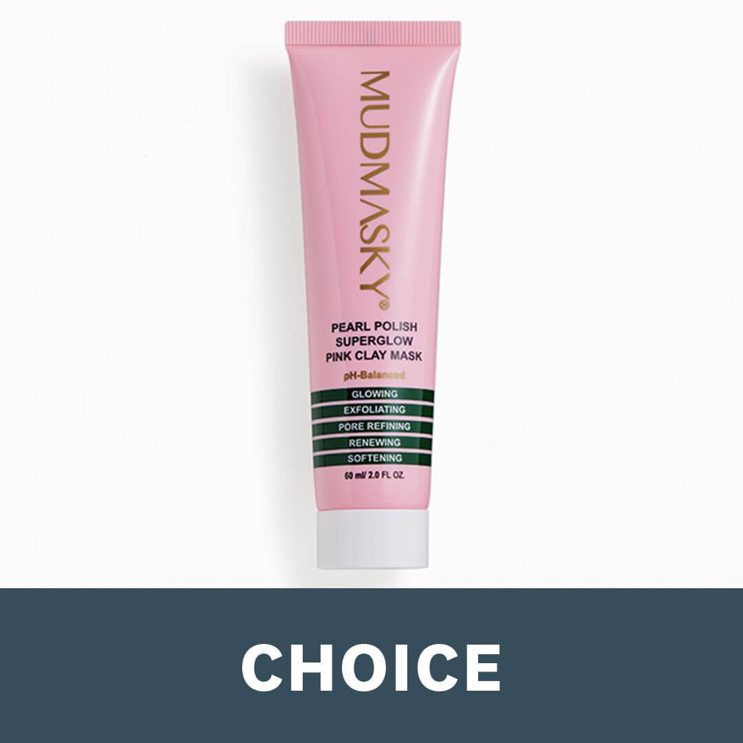 MUDMASKY Pearl Polish Super Glow Pink Clay Mask Desktop