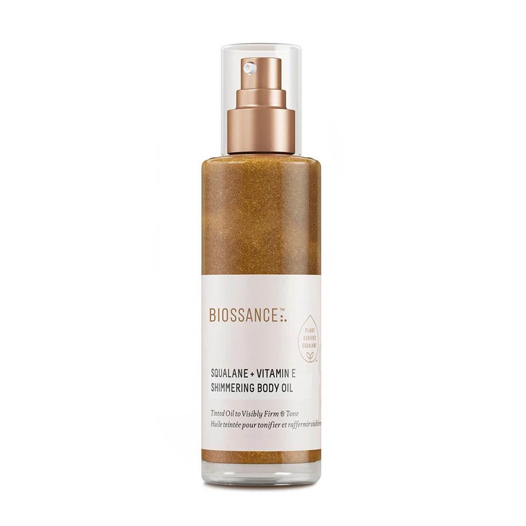 BIOSSANCE Squalane + Vitamin E Shimmering Body Oil Desktop