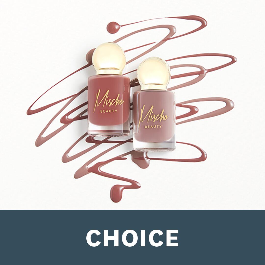 MISCHO BEAUTY Nail Lacquer Duo in Manicured & Angel Mobile