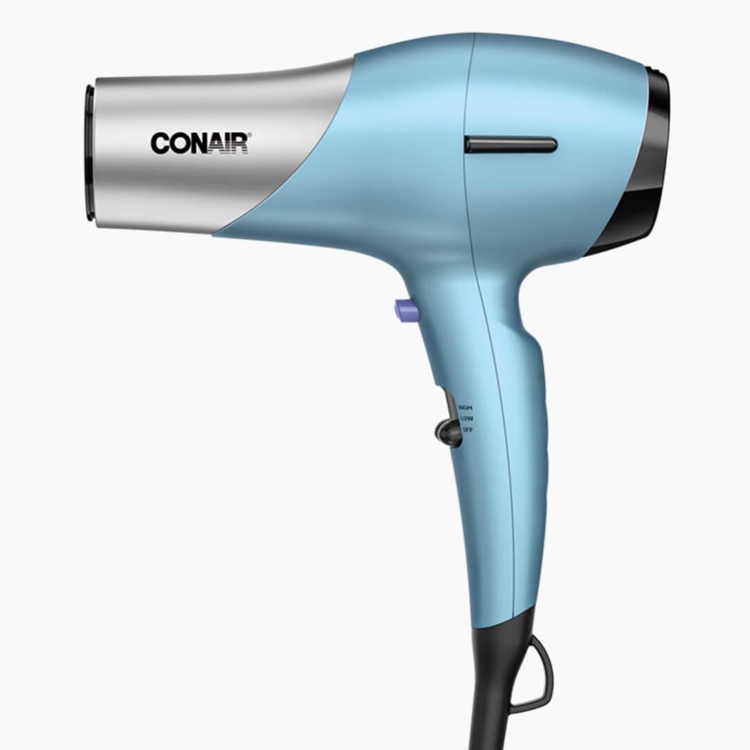 CONAIR 1600 Watt Fine Hair Dryer with Ceramic Plus Technology Desktop