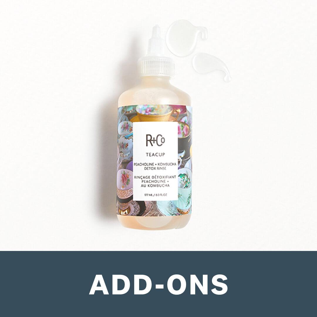 R+CO Teacup Peacholine + Kombucha Detox Rinse Desktop