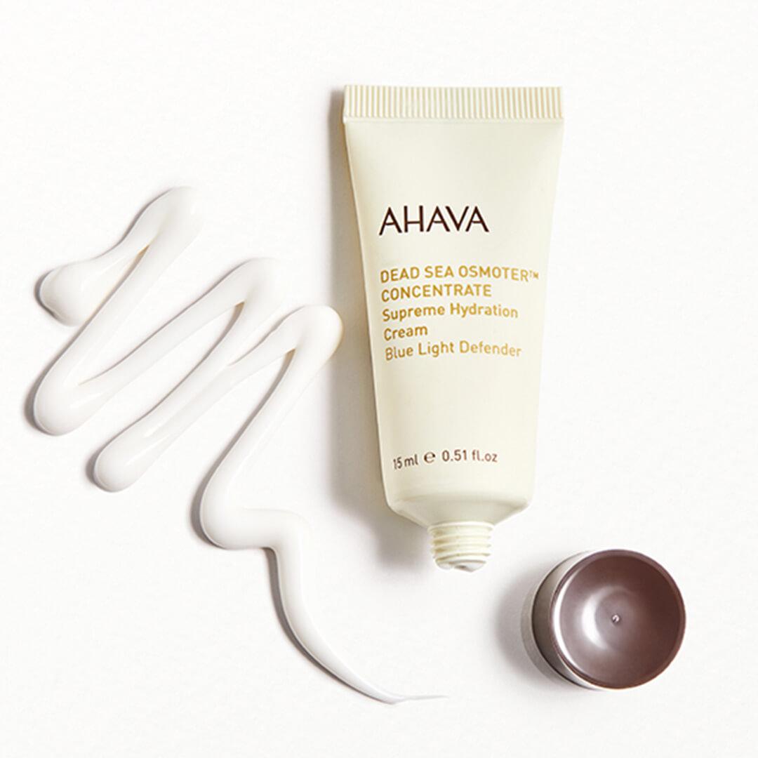 AHAVA Dead Sea Osmoter Concentrate Supreme Hydration Cream Blue Light Defender Desktop