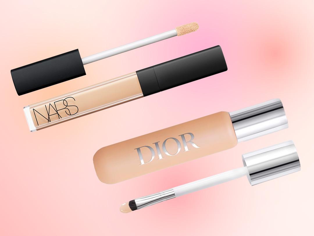 An image showing the top two brands of a cosmetic concealer against a colorful IPSY background Desktop