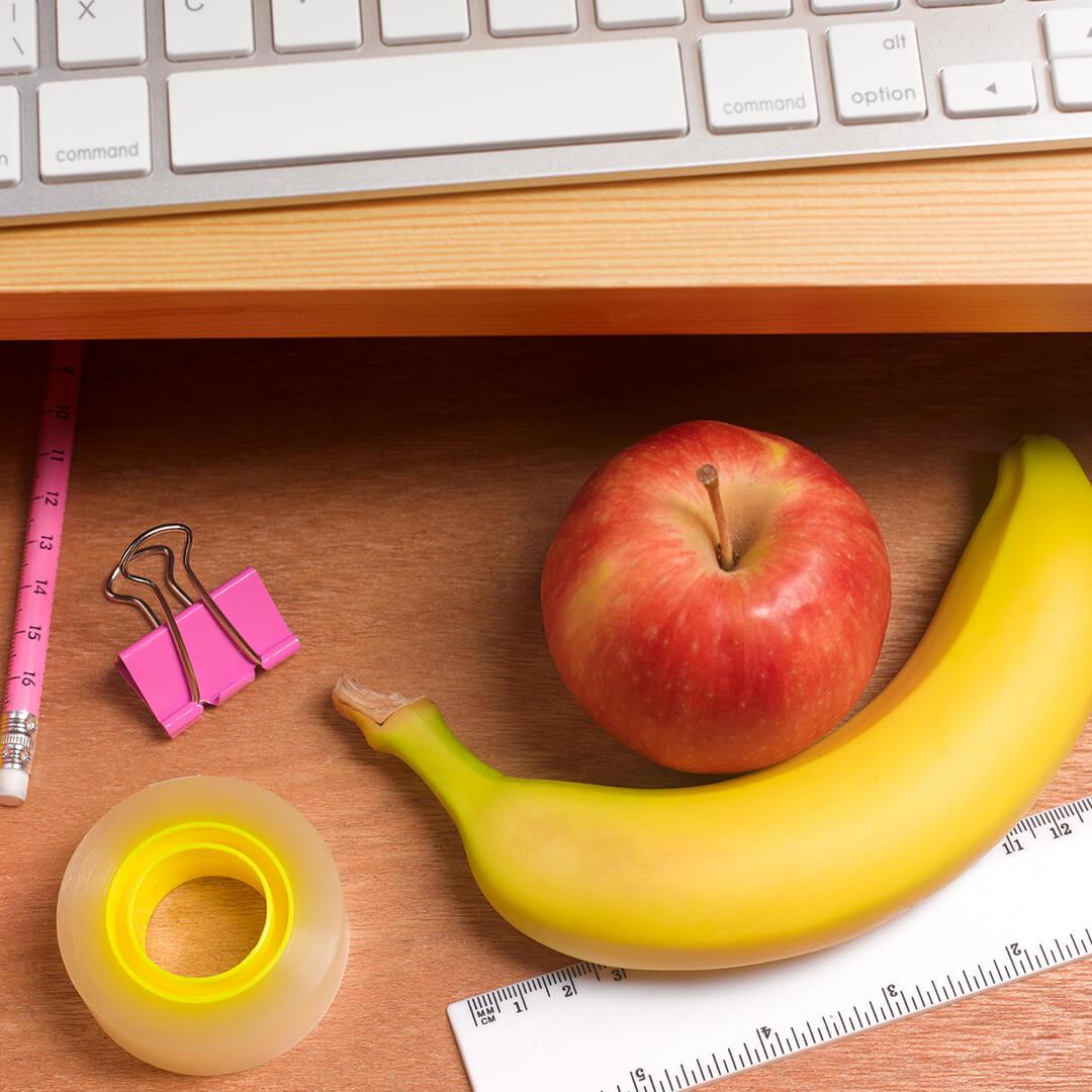 Healthy snack in office desk drawer Mobile
