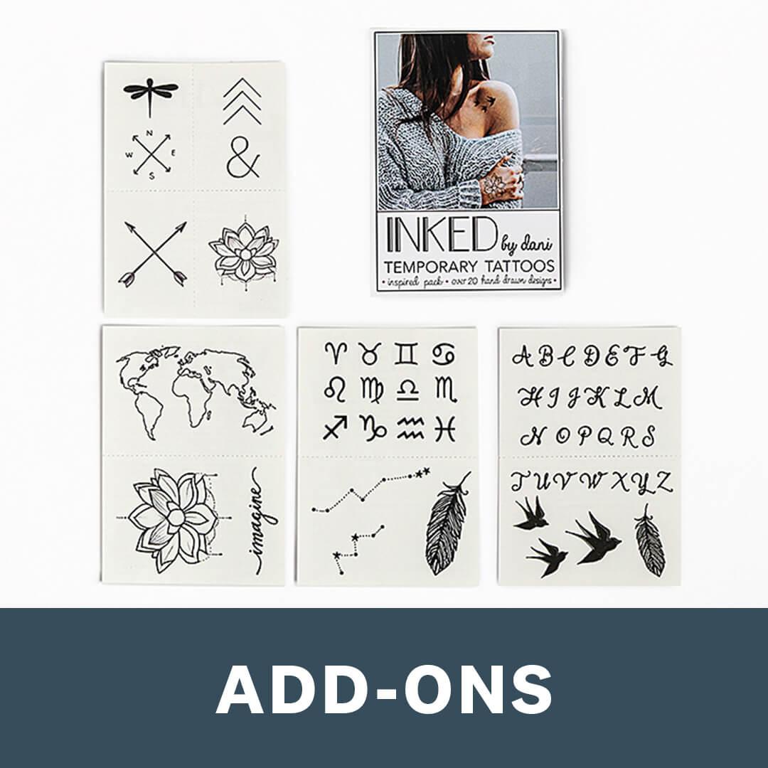 INKED BY DANI Temporary Tattoo - Inspired Pack Mobile