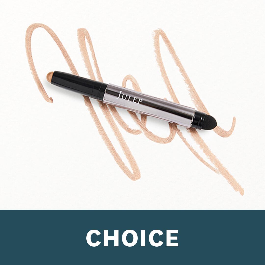 JULEP Eyeshadow 101 Crème-to-Powder Eyeshadow Stick in Champagne Shimmer Mobile